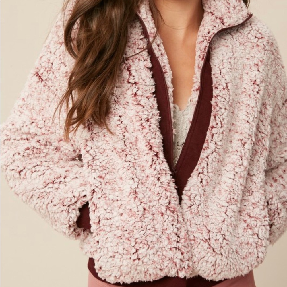 Faux fur jacket